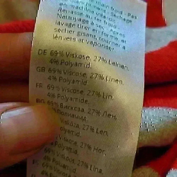 Ischiko Orange/Oatmeal Asymmetric Tunic Sweater - Picture 5 of 6